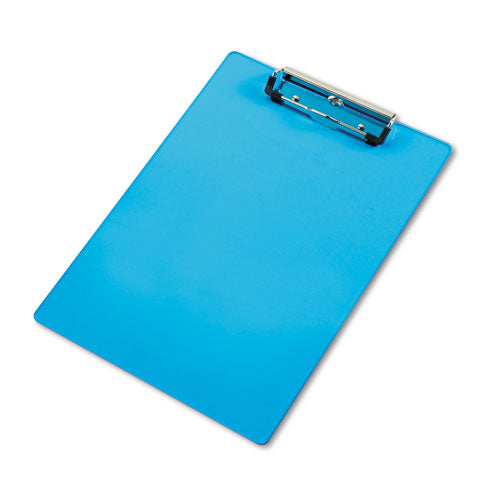 Saunders wholesale. Acrylic Clipboard, 1-2" Capacity, Holds 8-1-2w X 12h, Transparent Blue. HSD Wholesale: Janitorial Supplies, Breakroom Supplies, Office Supplies.