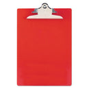 Saunders wholesale. Recycled Plastic Clipboard With Ruler Edge, 1" Clip Cap, 8 1-2 X 12 Sheets, Red. HSD Wholesale: Janitorial Supplies, Breakroom Supplies, Office Supplies.