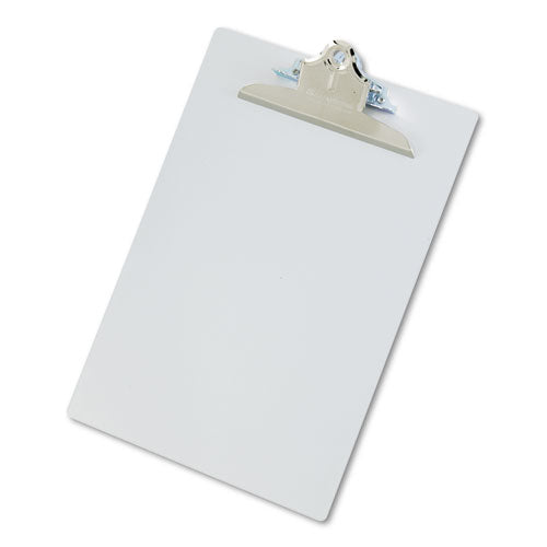 Saunders wholesale. Aluminum Clipboard W-high-capacity Clip, 1" Clip Cap, 8 1-2 X 12 Sheets, Silver. HSD Wholesale: Janitorial Supplies, Breakroom Supplies, Office Supplies.