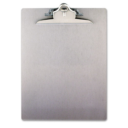 Saunders wholesale. Aluminum Clipboard W-high-capacity Clip, 1" Clip Cap, 8 1-2 X 12 Sheets, Silver. HSD Wholesale: Janitorial Supplies, Breakroom Supplies, Office Supplies.
