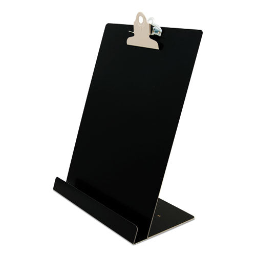 Saunders wholesale. Free Standing Clipboard And Tablet Stand, 1" Clip Capacity, Holds 8.5 X 11, Black. HSD Wholesale: Janitorial Supplies, Breakroom Supplies, Office Supplies.