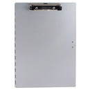 Saunders wholesale. Tuffwriter Recycled Aluminum Storage Clipboard, 1-2" Clip, 8 1-2 X 12, Gray. HSD Wholesale: Janitorial Supplies, Breakroom Supplies, Office Supplies.