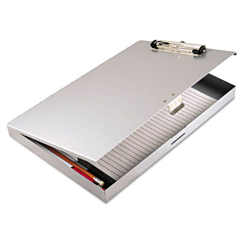 Saunders wholesale. Tuffwriter Recycled Aluminum Storage Clipboard, 1-2" Clip, 8 1-2 X 12, Gray. HSD Wholesale: Janitorial Supplies, Breakroom Supplies, Office Supplies.