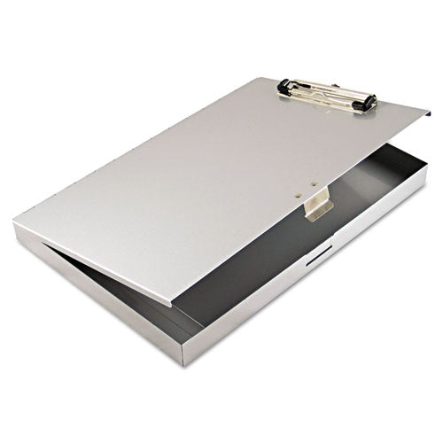 Saunders wholesale. Tuffwriter Recycled Aluminum Storage Clipboard, 1-2" Clip, 8 1-2 X 12, Gray. HSD Wholesale: Janitorial Supplies, Breakroom Supplies, Office Supplies.