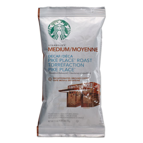 Starbucks® wholesale. Starbucks® Coffee, Pike Place Decaf, 2 1-2 Oz Packet, 18-box. HSD Wholesale: Janitorial Supplies, Breakroom Supplies, Office Supplies.