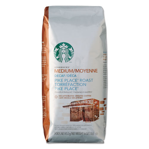 Starbucks® wholesale. Starbucks® Coffee, Ground, Pike Place Decaf, 1lb Bag. HSD Wholesale: Janitorial Supplies, Breakroom Supplies, Office Supplies.