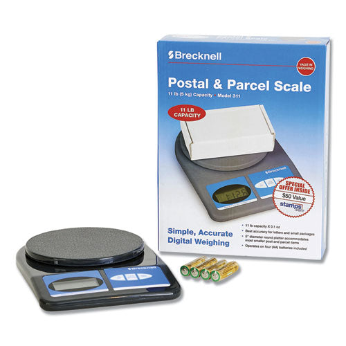 Brecknell wholesale. Model 311 -- 11 Lb. Postal-shipping Scale, Round Platform, 6" Dia. HSD Wholesale: Janitorial Supplies, Breakroom Supplies, Office Supplies.