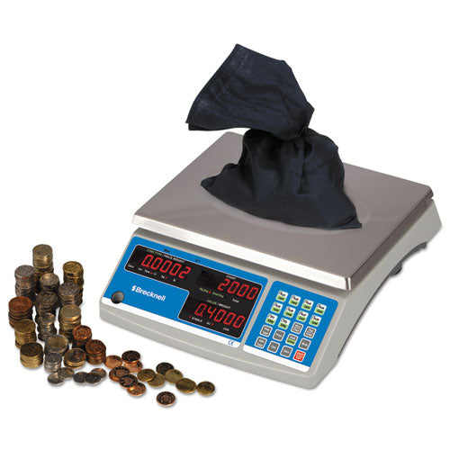 Brecknell wholesale. Electronic 60 Lb Coin And Parts Counting Scale, 11 1-2 X 8 3-4, Gray. HSD Wholesale: Janitorial Supplies, Breakroom Supplies, Office Supplies.