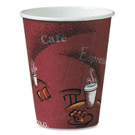 Dart® wholesale. DART Solo Bistro Design Hot Drink Cups, Paper, 8oz, Maroon, 50-bag, 20 Bags-carton. HSD Wholesale: Janitorial Supplies, Breakroom Supplies, Office Supplies.