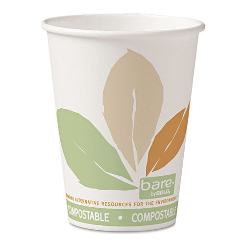 Dart® wholesale. DART Bare  By Solo Eco-forward Pla Paper Hot Cups, 12oz,leaf Design,50-bag,20 Bags-ct. HSD Wholesale: Janitorial Supplies, Breakroom Supplies, Office Supplies.