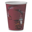 Dart® wholesale. DART Solo Bistro Design Hot Drink Cups, Paper, 12oz, Maroon, 50-pack. HSD Wholesale: Janitorial Supplies, Breakroom Supplies, Office Supplies.