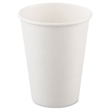 Load image into Gallery viewer, Dart® wholesale. DART Single-sided Poly Paper Hot Cups, 12oz, White, 50-bag, 20 Bags-carton. HSD Wholesale: Janitorial Supplies, Breakroom Supplies, Office Supplies.