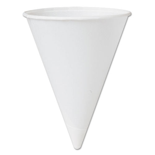 Dart® wholesale. DART Bare Treated Paper Cone Water Cups, 4 1-4 Oz., White, 200-bag. HSD Wholesale: Janitorial Supplies, Breakroom Supplies, Office Supplies.