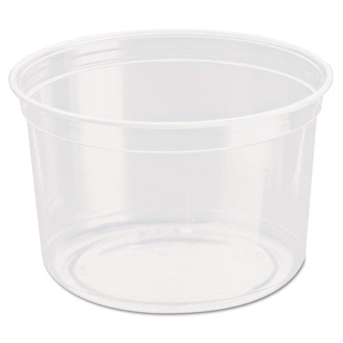 Dart® wholesale. DART Bare Eco-forward Rpet Deli Containers, 16 Oz, 4.6" Diameter X 3"h, Clear, 500-carton. HSD Wholesale: Janitorial Supplies, Breakroom Supplies, Office Supplies.