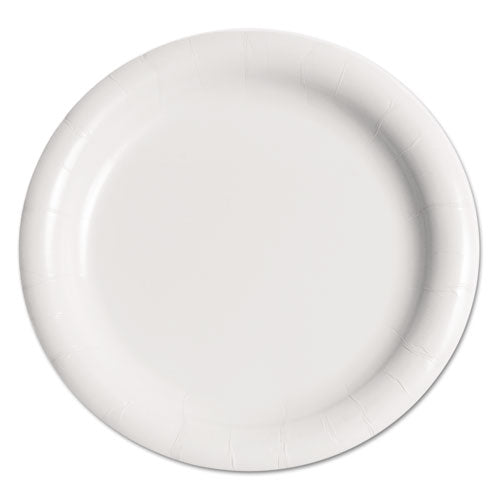 Dart® wholesale. DART Bare Eco-forward Clay-coated Paper Plate, 9", Wh, Rnd, Mdmwgt, 125-pk, 4 Pk-ct. HSD Wholesale: Janitorial Supplies, Breakroom Supplies, Office Supplies.