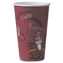 Dart® wholesale. DART Solo Bistro Design Hot Drink Cups, Paper, 16oz, Maroon, 300-carton. HSD Wholesale: Janitorial Supplies, Breakroom Supplies, Office Supplies.
