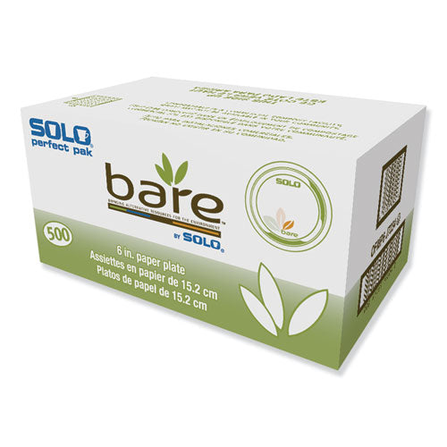 Dart® wholesale. DART Bare Paper Eco-forward Dinnerware, 6" Plate, Green-tan, 500-carton. HSD Wholesale: Janitorial Supplies, Breakroom Supplies, Office Supplies.