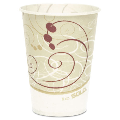 Dart® wholesale. DART Waxed Paper Cold Cups, 9 Oz., Symphony Design, 100-bag. HSD Wholesale: Janitorial Supplies, Breakroom Supplies, Office Supplies.