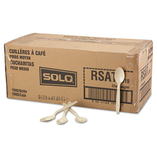 Dart® wholesale. DART Reliance Medium Heavy Weight Cutlery, Teaspoon, Champagne, 1000-carton. HSD Wholesale: Janitorial Supplies, Breakroom Supplies, Office Supplies.