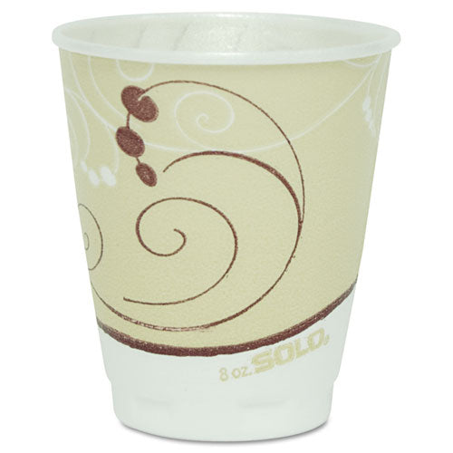 Dart® wholesale. DART Symphony Design Trophy Foam Hot-cold Drink Cups, 8 Oz, Beige, 100-pack. HSD Wholesale: Janitorial Supplies, Breakroom Supplies, Office Supplies.