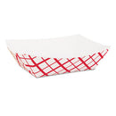 SCT® wholesale. Paper Food Baskets, 1 Lb Capacity, Red-white, 1,000-carton. HSD Wholesale: Janitorial Supplies, Breakroom Supplies, Office Supplies.