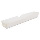 SCT® wholesale. Hot Dog Tray, 10.25 X 1.5 X 1.25, White, 500-carton. HSD Wholesale: Janitorial Supplies, Breakroom Supplies, Office Supplies.