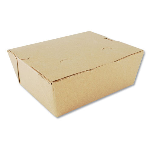 SCT® wholesale. Champpak Retro Carryout Boxes #8, 6 X 4.75 X 2.5, Kraft, 300-carton. HSD Wholesale: Janitorial Supplies, Breakroom Supplies, Office Supplies.