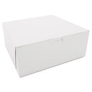 SCT® wholesale. Bakery Boxes, 10 X 10 X 4, White, 100-carton. HSD Wholesale: Janitorial Supplies, Breakroom Supplies, Office Supplies.