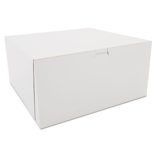 SCT® wholesale. Tuck-top Bakery Boxes, 12 X 12 X 6, White, 50-carton. HSD Wholesale: Janitorial Supplies, Breakroom Supplies, Office Supplies.