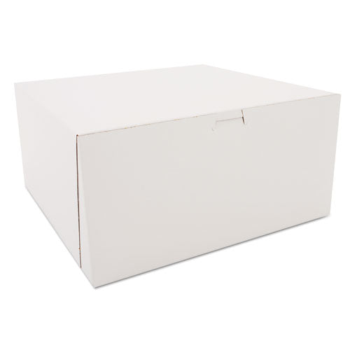 SCT® wholesale. Tuck-top Bakery Boxes, 12 X 12 X 6, White, 50-carton. HSD Wholesale: Janitorial Supplies, Breakroom Supplies, Office Supplies.