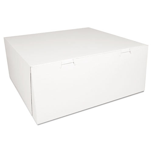SCT® wholesale. Bakery Boxes, 14 X 14 X 6, White, 50-carton. HSD Wholesale: Janitorial Supplies, Breakroom Supplies, Office Supplies.