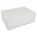 SCT® wholesale. Non-window Bakery Boxes, 14.5 X 10.5 X 5, White, 100-carton. HSD Wholesale: Janitorial Supplies, Breakroom Supplies, Office Supplies.