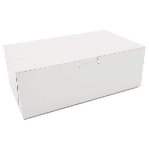 SCT® wholesale. Non-window Bakery Boxes, 10 X 6 X 3.5, White, 250-bundle. HSD Wholesale: Janitorial Supplies, Breakroom Supplies, Office Supplies.