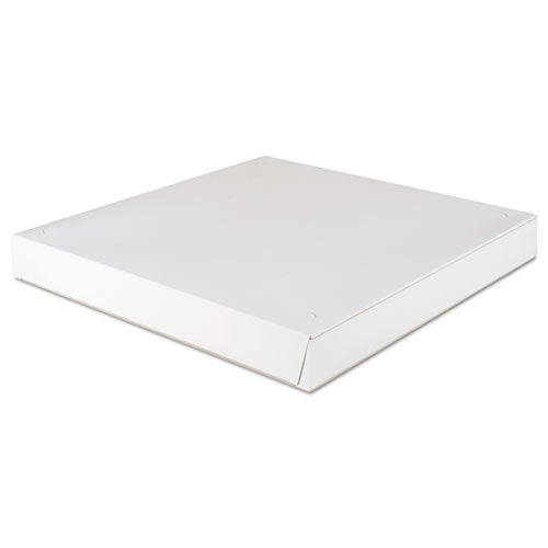 SCT® wholesale. Paperboard Pizza Boxes,16 X 16 X 1.88, White, 100-carton. HSD Wholesale: Janitorial Supplies, Breakroom Supplies, Office Supplies.