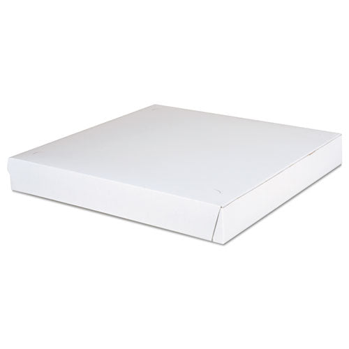 SCT® wholesale. Paperboard Pizza Boxes,14 X 14 X 1.88, White, 100-carton. HSD Wholesale: Janitorial Supplies, Breakroom Supplies, Office Supplies.