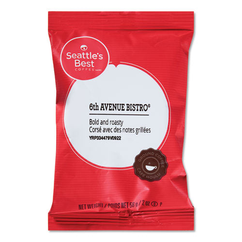 Seattle's Best™ wholesale. Premeasured Coffee Packs, 6th Avenue Bistro, 2 Oz Packet, 18-box. HSD Wholesale: Janitorial Supplies, Breakroom Supplies, Office Supplies.