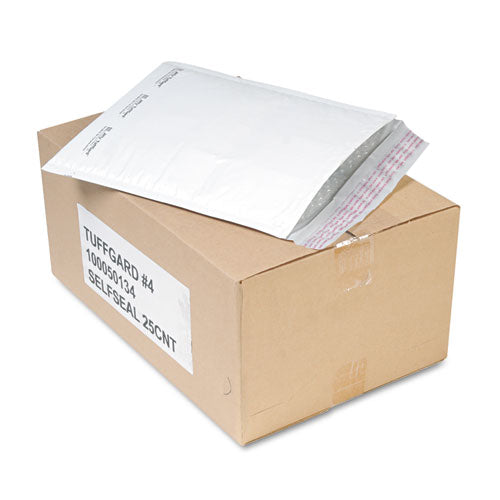 Sealed Air wholesale. Jiffy Tuffgard Self-seal Cushioned Mailer, #4, Barrier Bubble Lining, Self-adhesive Closure, 9.5 X 14.5, White, 25-carton. HSD Wholesale: Janitorial Supplies, Breakroom Supplies, Office Supplies.