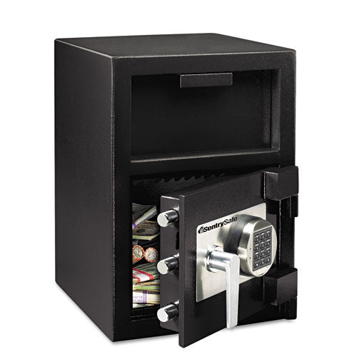 Sentry® Safe wholesale. Digital Depository Safe, Extra Large, 1.3 Cu Ft, 14w X 15.6d X 24h, Black. HSD Wholesale: Janitorial Supplies, Breakroom Supplies, Office Supplies.