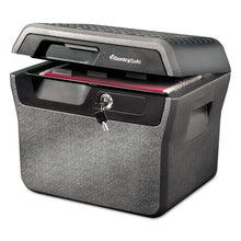 Load image into Gallery viewer, Sentry® Safe wholesale. Waterproof Fire-resistant File, 0.66 Cu Ft,16.63w X 13.88d X 14.13h, Charcoal Gray. HSD Wholesale: Janitorial Supplies, Breakroom Supplies, Office Supplies.