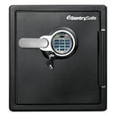 Sentry® Safe wholesale. Fire-safe With Biometric And Keypad Access, 1.23 Cu Ft, 16.3w X 19.3d X 17.8h, Black. HSD Wholesale: Janitorial Supplies, Breakroom Supplies, Office Supplies.