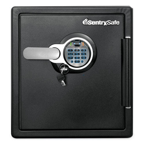 Sentry® Safe wholesale. Fire-safe With Biometric And Keypad Access, 1.23 Cu Ft, 16.3w X 19.3d X 17.8h, Black. HSD Wholesale: Janitorial Supplies, Breakroom Supplies, Office Supplies.