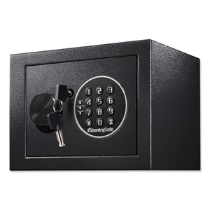 Sentry® Safe wholesale. Electronic Security Safe, 0.14 Cu Ft, 9w X 6.6d X 6.6h, Black. HSD Wholesale: Janitorial Supplies, Breakroom Supplies, Office Supplies.