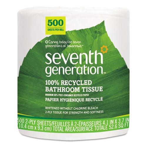 Seventh Generation® wholesale. Seventh Generation 100% Recycled Bathroom Tissue, Septic Safe, 2-ply, White, 500 Sheets-jumbo Roll, 60-carton. HSD Wholesale: Janitorial Supplies, Breakroom Supplies, Office Supplies.