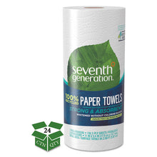 Load image into Gallery viewer, Seventh Generation® wholesale. Seventh Generation 100% Recycled Paper Kitchen Towel Rolls, 2-ply, 11 X 5.4 Sheets, 156 Sheets-rl, 24 Rl-ct. HSD Wholesale: Janitorial Supplies, Breakroom Supplies, Office Supplies.