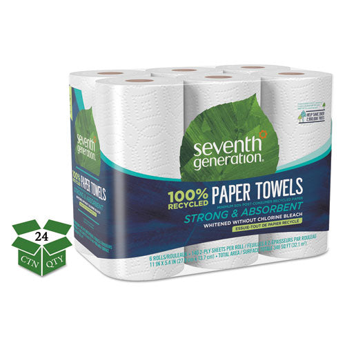Seventh Generation® wholesale. Seventh Generation 100% Recycled Paper Kitchen Towel Rolls, 2-ply, 11 X 5.4 Sheets, 140 Sheets-rl, 24 Rl-ct. HSD Wholesale: Janitorial Supplies, Breakroom Supplies, Office Supplies.
