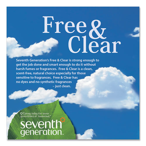 Seventh Generation® wholesale. Seventh Generation Natural Liquid Fabric Softener, Free And Clear-unscented 32 Oz Bottle. HSD Wholesale: Janitorial Supplies, Breakroom Supplies, Office Supplies.