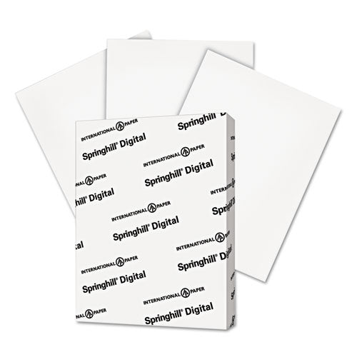 Springhill® wholesale. Digital Index White Card Stock, 92 Bright, 110lb, 8.5 X 11, White, 250-pack. HSD Wholesale: Janitorial Supplies, Breakroom Supplies, Office Supplies.