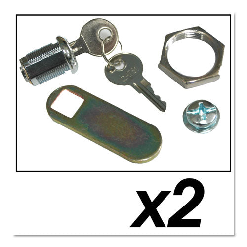 Rubbermaid® Commercial wholesale. Rubbermaid® Replacement Lock And Keys For Cleaning Carts, Silver. HSD Wholesale: Janitorial Supplies, Breakroom Supplies, Office Supplies.