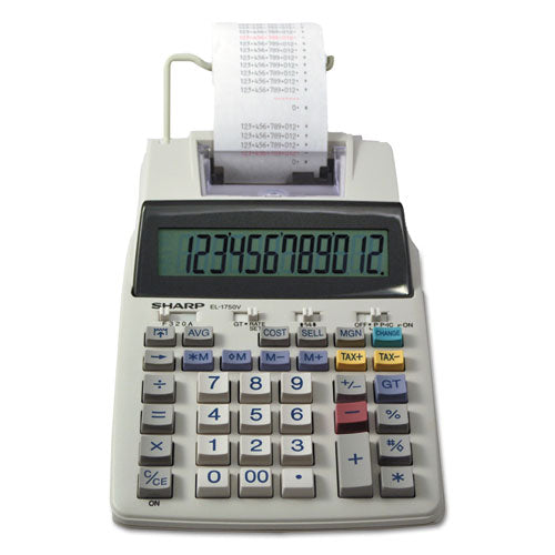 Sharp® wholesale. El-1750v Two-color Printing Calculator, Black-red Print, 2 Lines-sec. HSD Wholesale: Janitorial Supplies, Breakroom Supplies, Office Supplies.