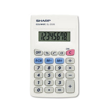 Load image into Gallery viewer, Sharp® wholesale. El233sb Pocket Calculator, 8-digit Lcd. HSD Wholesale: Janitorial Supplies, Breakroom Supplies, Office Supplies.